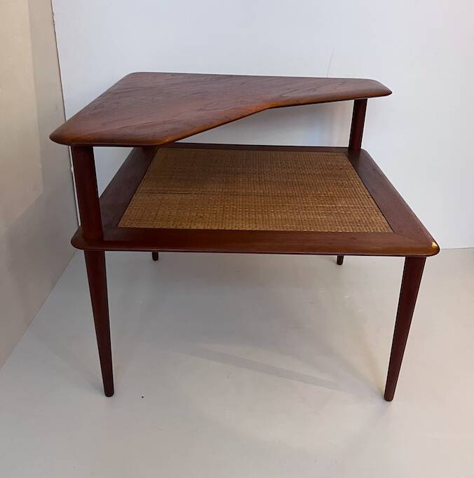 Corner coffee table by Peter Hvidt and Orla Mølgaard-Nielsen