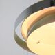 Space-age italian yellow and chrome metal pendant lamp, 1970s