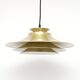 Lampe Vitrika dorée, Danemark, années 1970