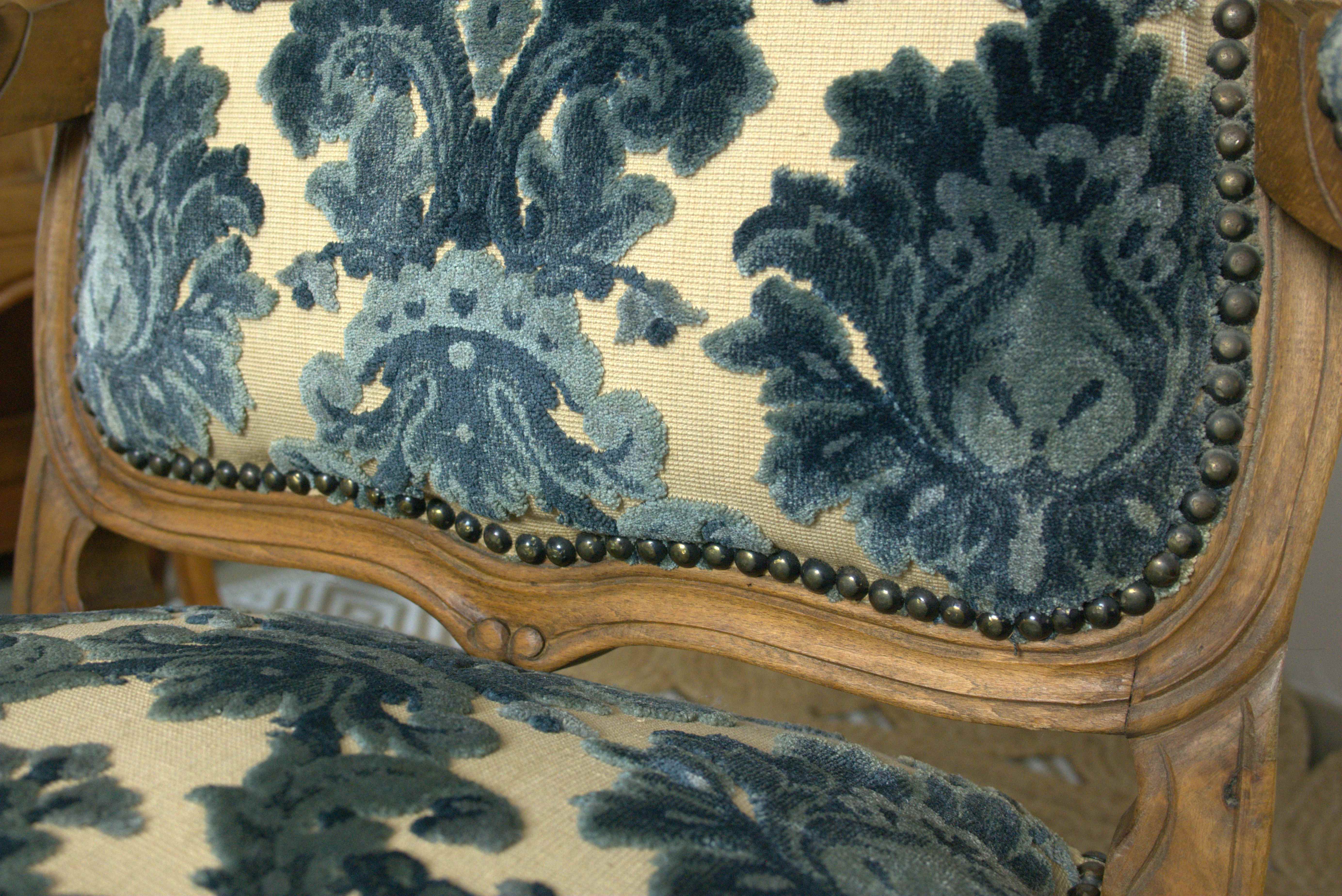 Pair of Louis XV style chairs