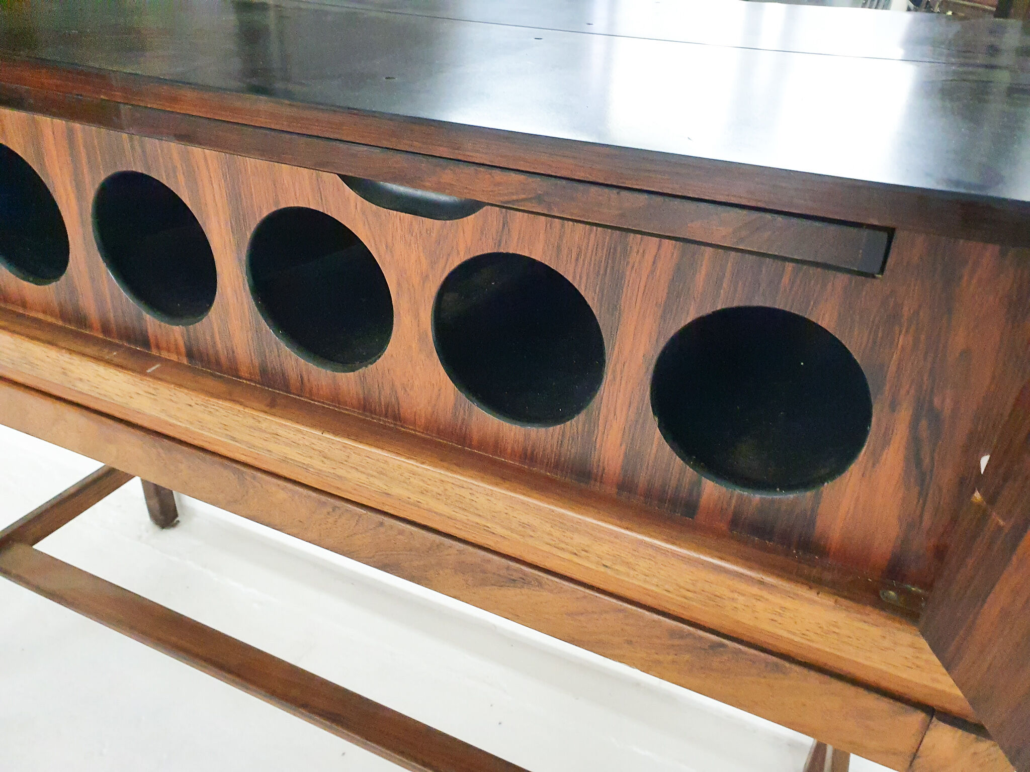 Rosewood bar cabinet by Torbjørn Afdal for Mellemstrands Møbelfabrik, Norway, 1960s