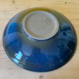 Plat en céramique bleu