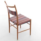 Set of 4 Scandinavian chairs by Yngve Ekstrom, Paul Smith fabric