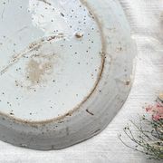 Ancienne Assiette Faïence Française XVIIIème NEVERS motif fleuri