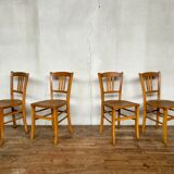 Wooden chair Bistrot Retro bohemian vintage brasserie Lutherma