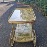 Rolling table, formica serving trolley