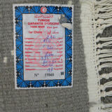 Moroccan berber carpet grey in hand-woven wool