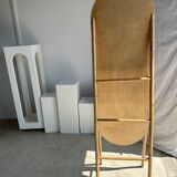 Miroir sur pied en bambou et rotin H:1m80