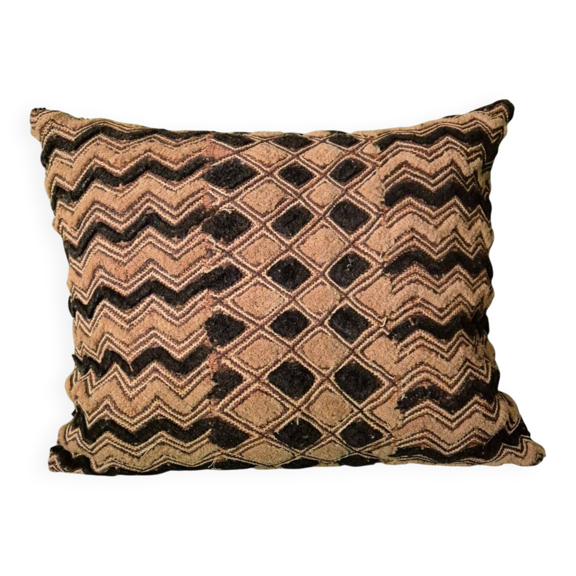 Cushion cover in vintage Kuba fabric