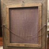 Oil on canvas, portrait of a child signed J. Bertrand, early 20th century.