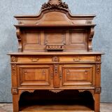 Napoleon III period sideboard in solid walnut circa 1850