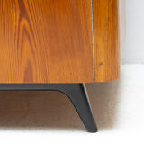 Cabinet fonctionnaliste par jindřich halabala pour up zavody, années 1950, tchécoslovaquie