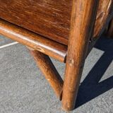 Rattan shelf bookcase