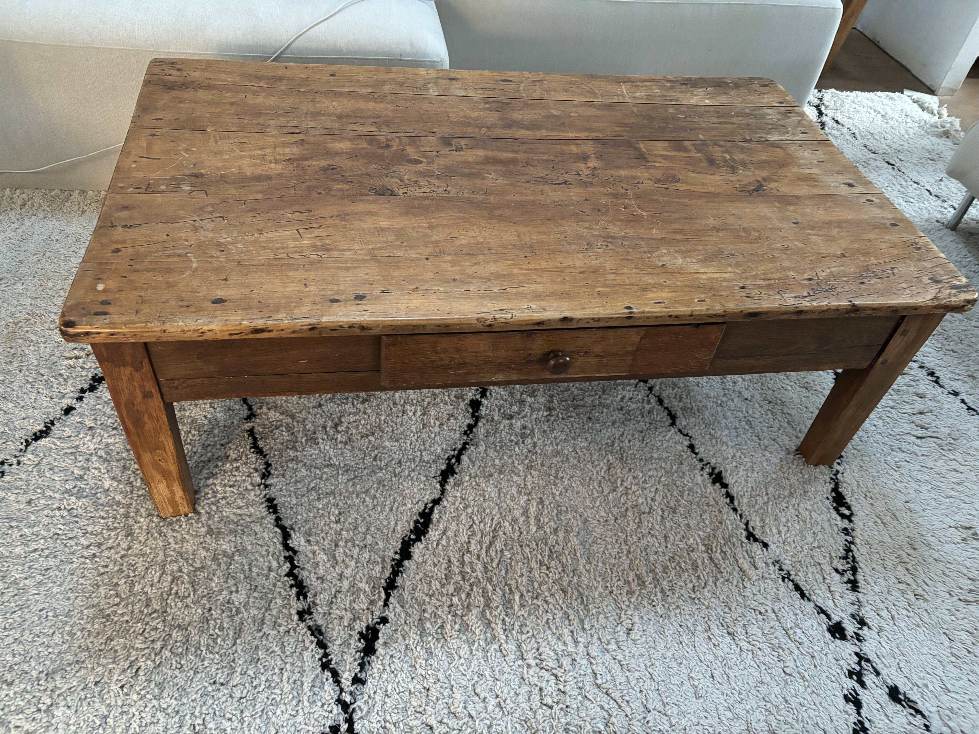 Farmhouse coffee table