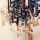 Alix Dufaux - Abstract Geometric painting 1967
