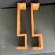 Pair wooden wall shelves 1970