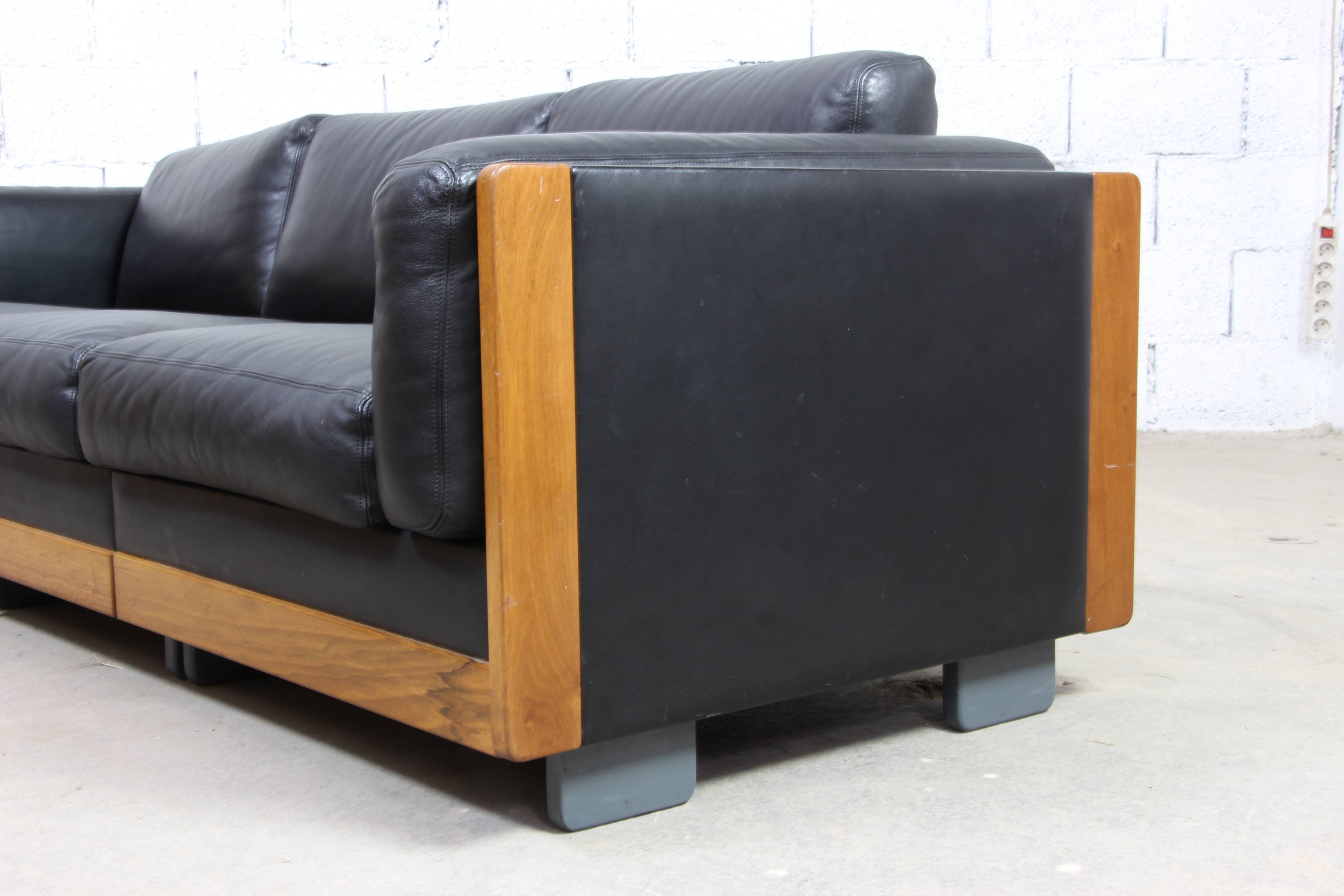 Leather sofa Afra & Tobia Scarpa Cassina
