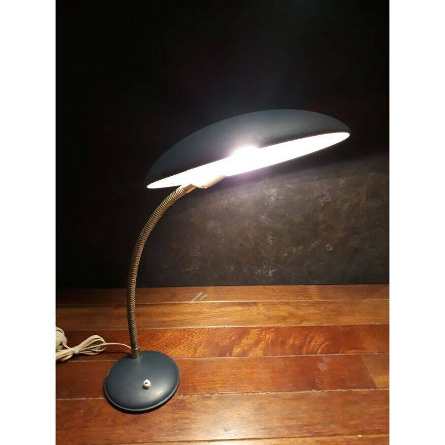 Vintage saucer desk lamp, 50s.
