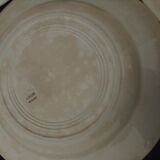 6 plates in earthenware HBCM Creil and Montereau diam 23 cm