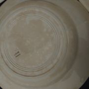 6 assiettes en faïence HBCM Creil et Montereau diam 23 cm