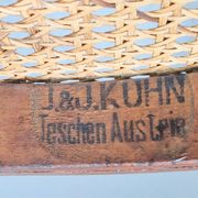Antique Bentwood Webbing Chairs by Jacob & Josef Kohn for Wiener Werkstätte, Austria, 1890s, Set of 2
