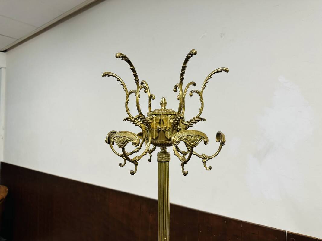 Antique Brass Coat Rack