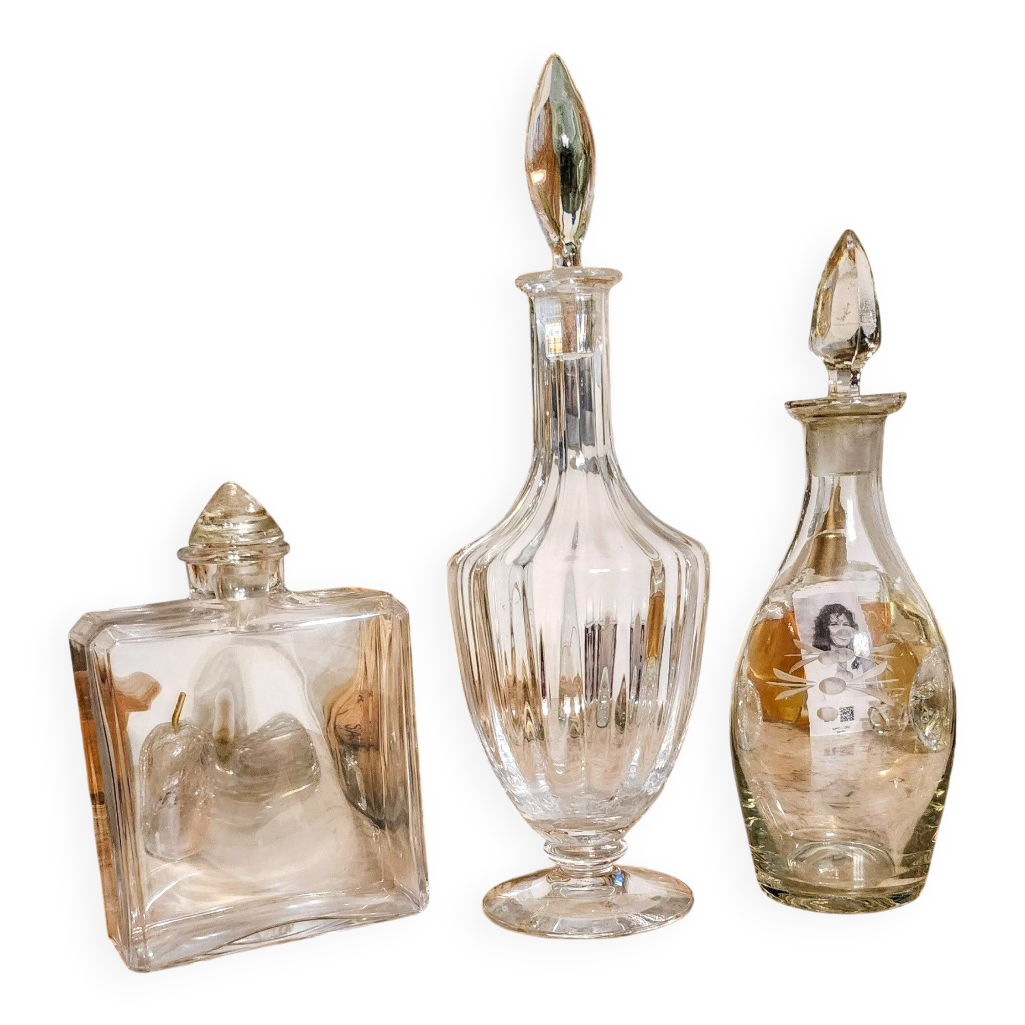 Lot de 3 carafes