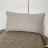 Light gray terry cushion
