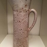 Stoneware orangeade set with a large pitcher and 6 glasses
