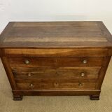 Louis Philippe wooden chest of drawers from the 19th century