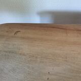 Solid walnut art deco pedestal table