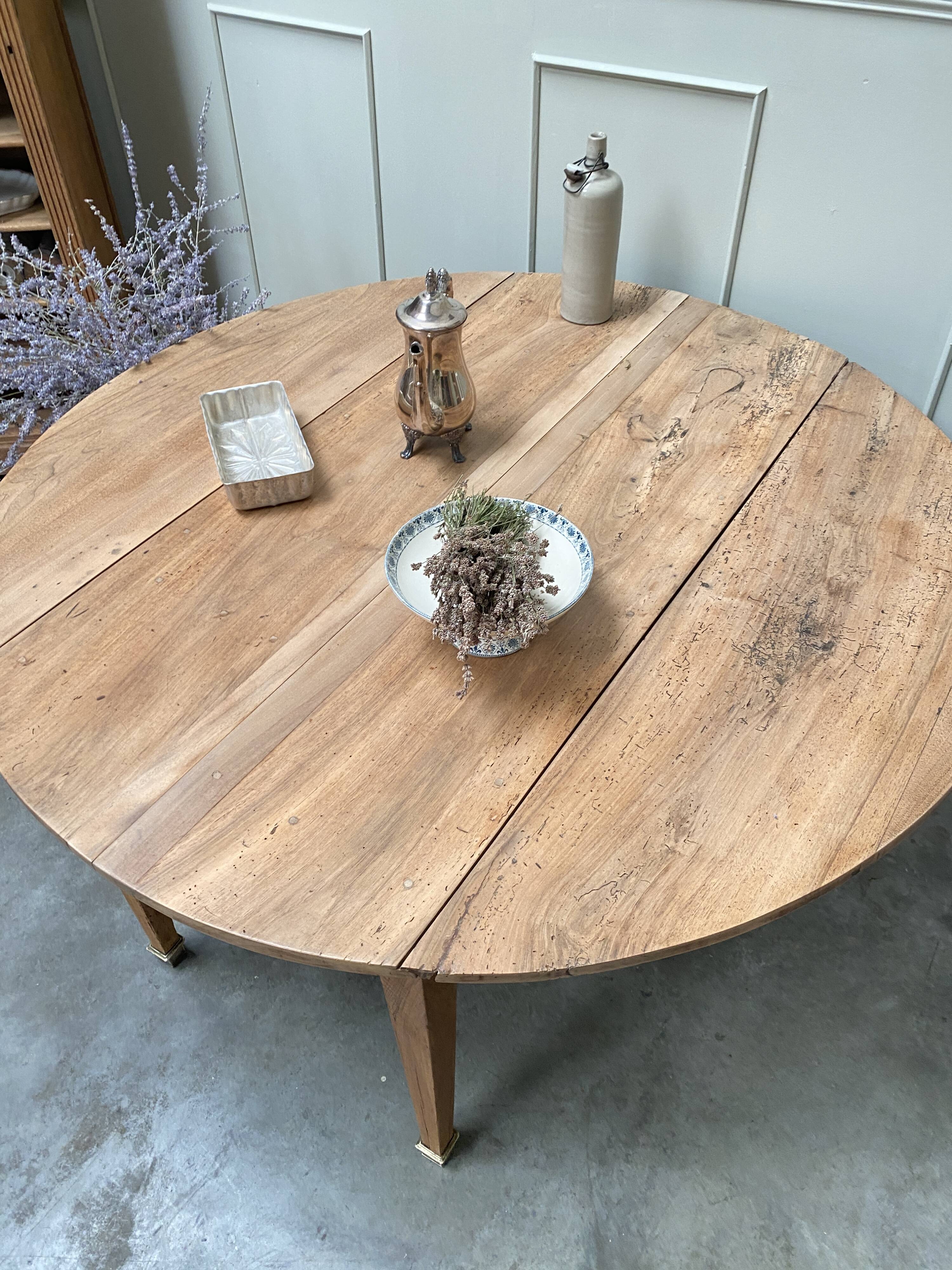 Table de ferme à rabats