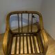 Pair of vintage rattan bamboo armchairs