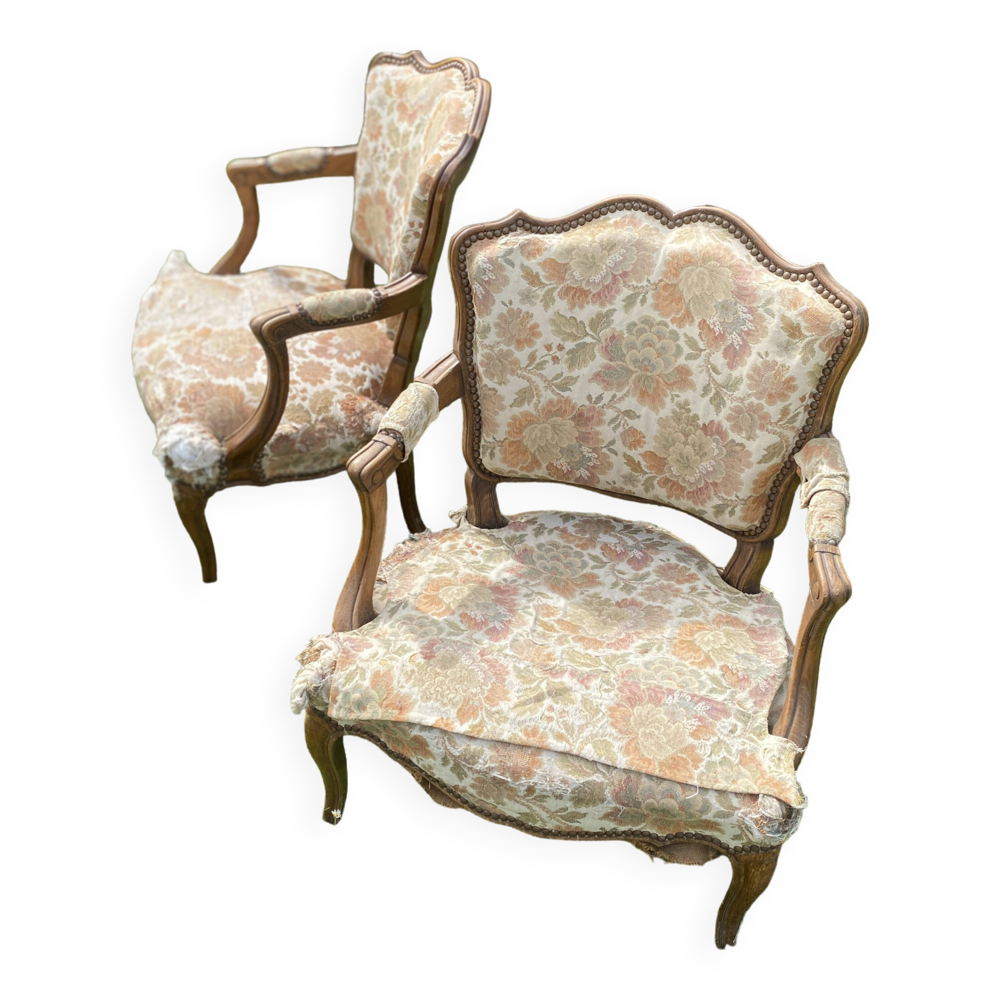 Pair of louis xv convertibles