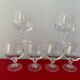 Set de 6 verres à apéritif ou cognac en cristal