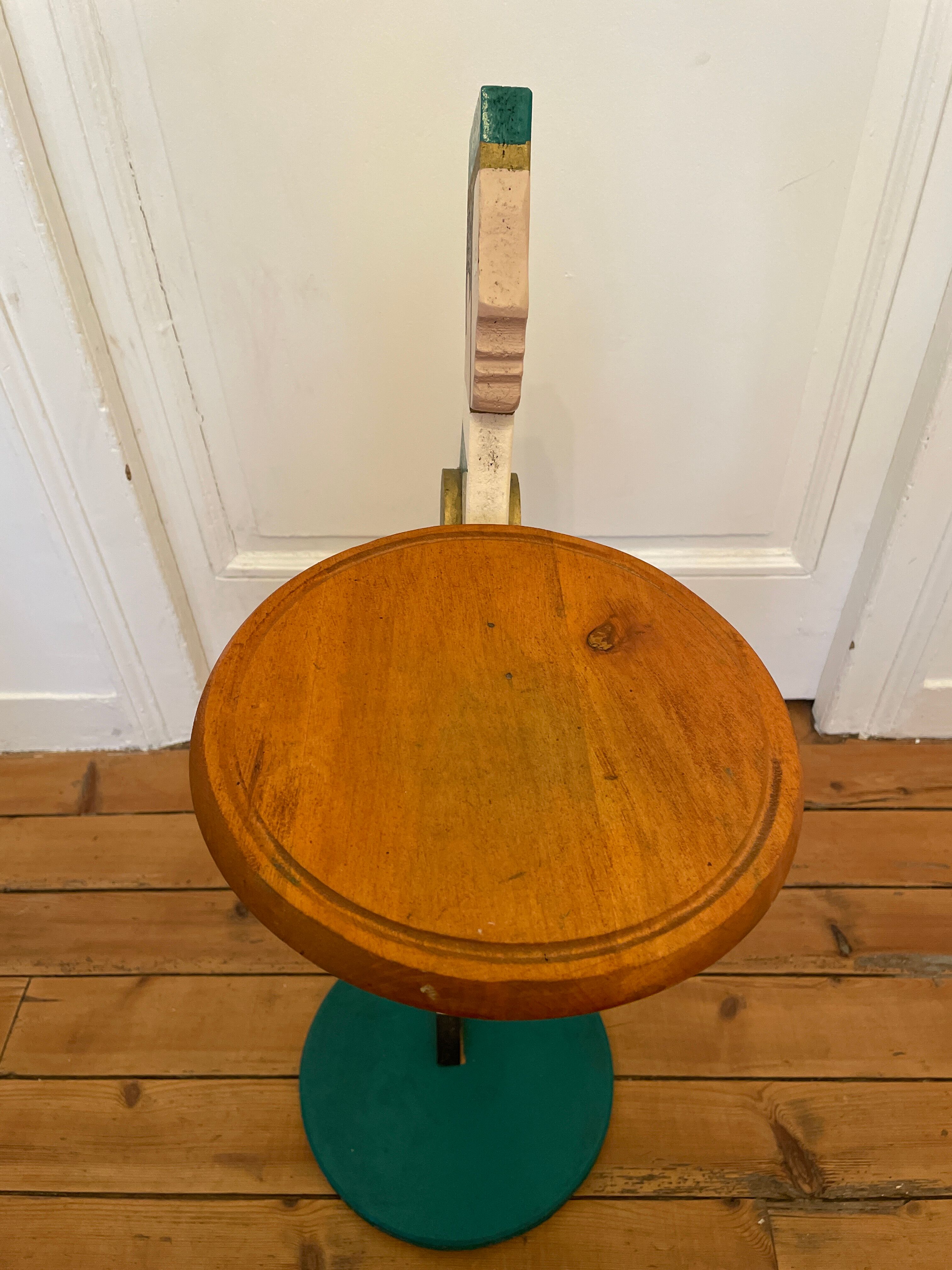 Table basse serveur, majordome en bois