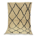 Handmade wool Berber rug 153 x 91 CM