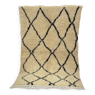 Handmade wool Berber rug 153 x 91 CM