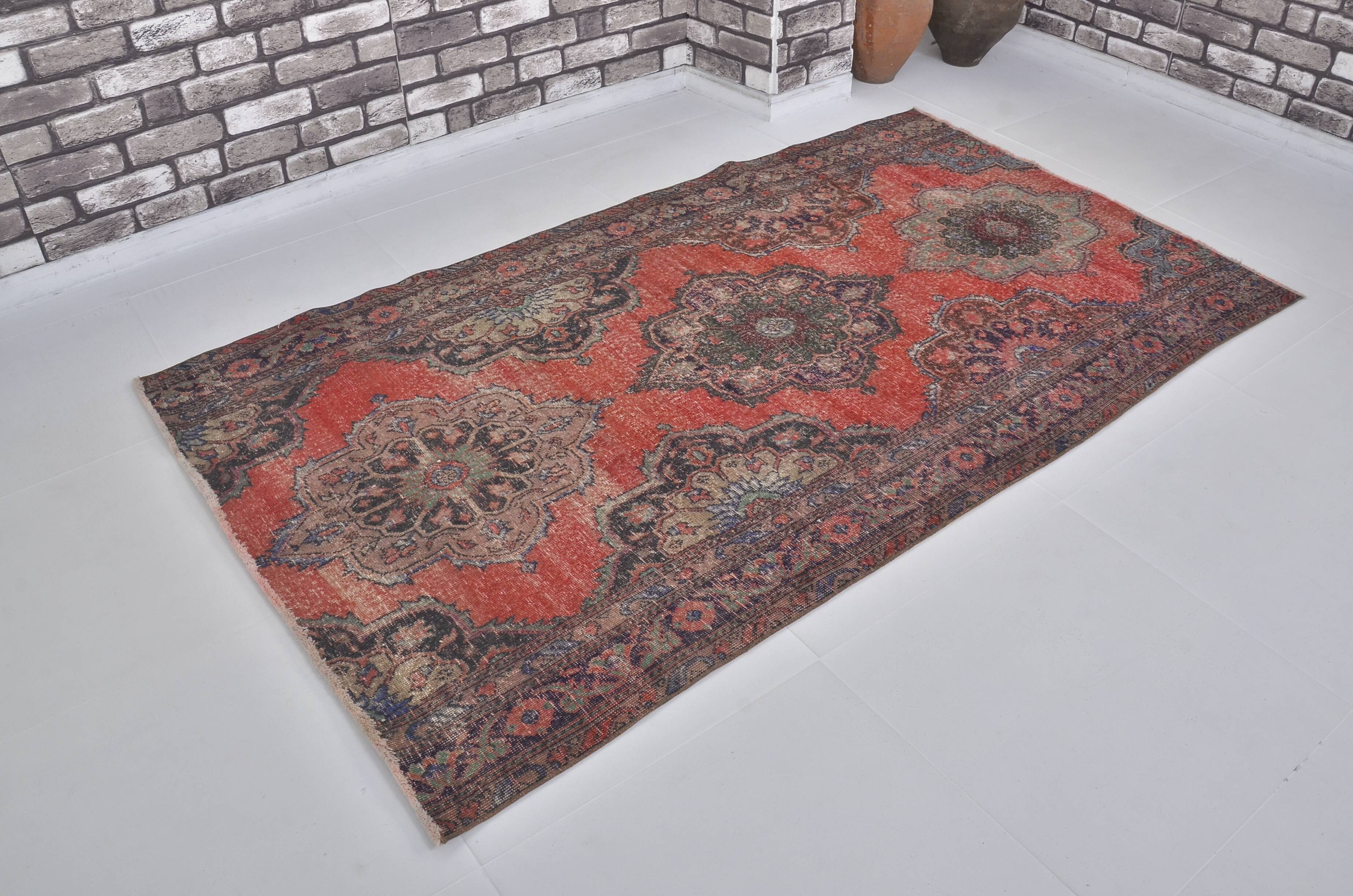 Oushak Anatolian Kurdish Wool Rug sku 1583
