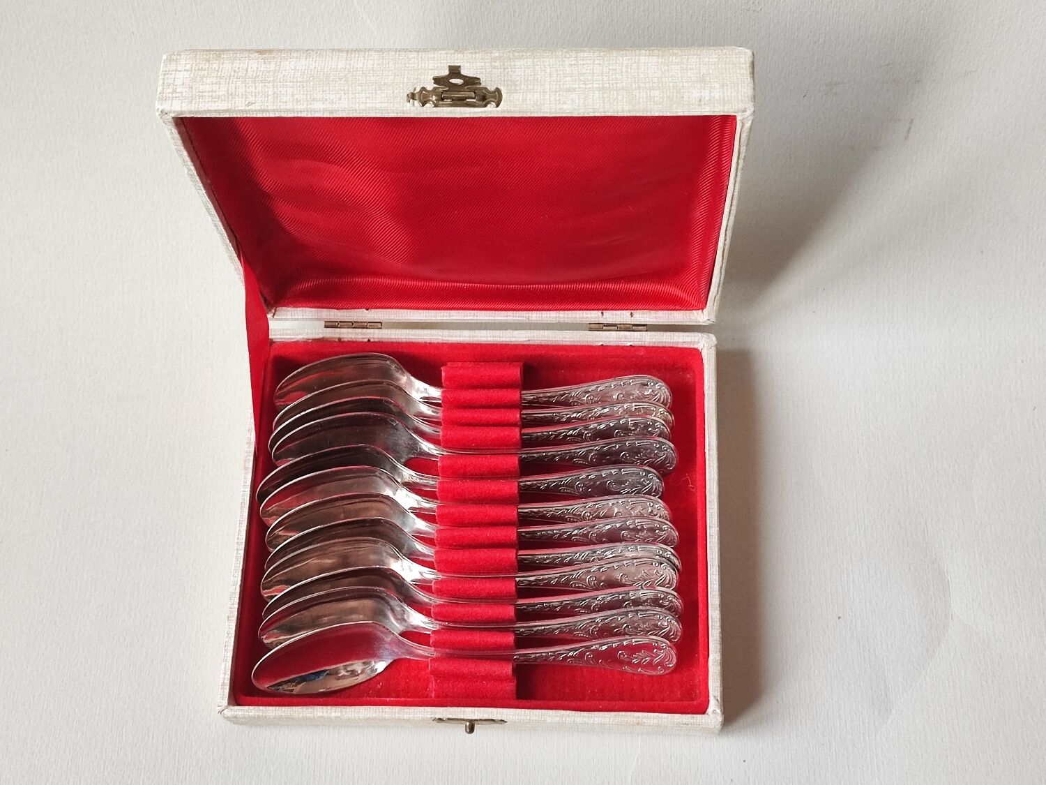 Silver plated teaspoons