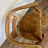 Vintage beech armchair