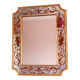 Eglomised glass mirror 75 X 60 cm