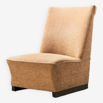 Rare fauteuil lounge moderniste de Willem Penaat pour Metz & Co Pays-Bas 1935