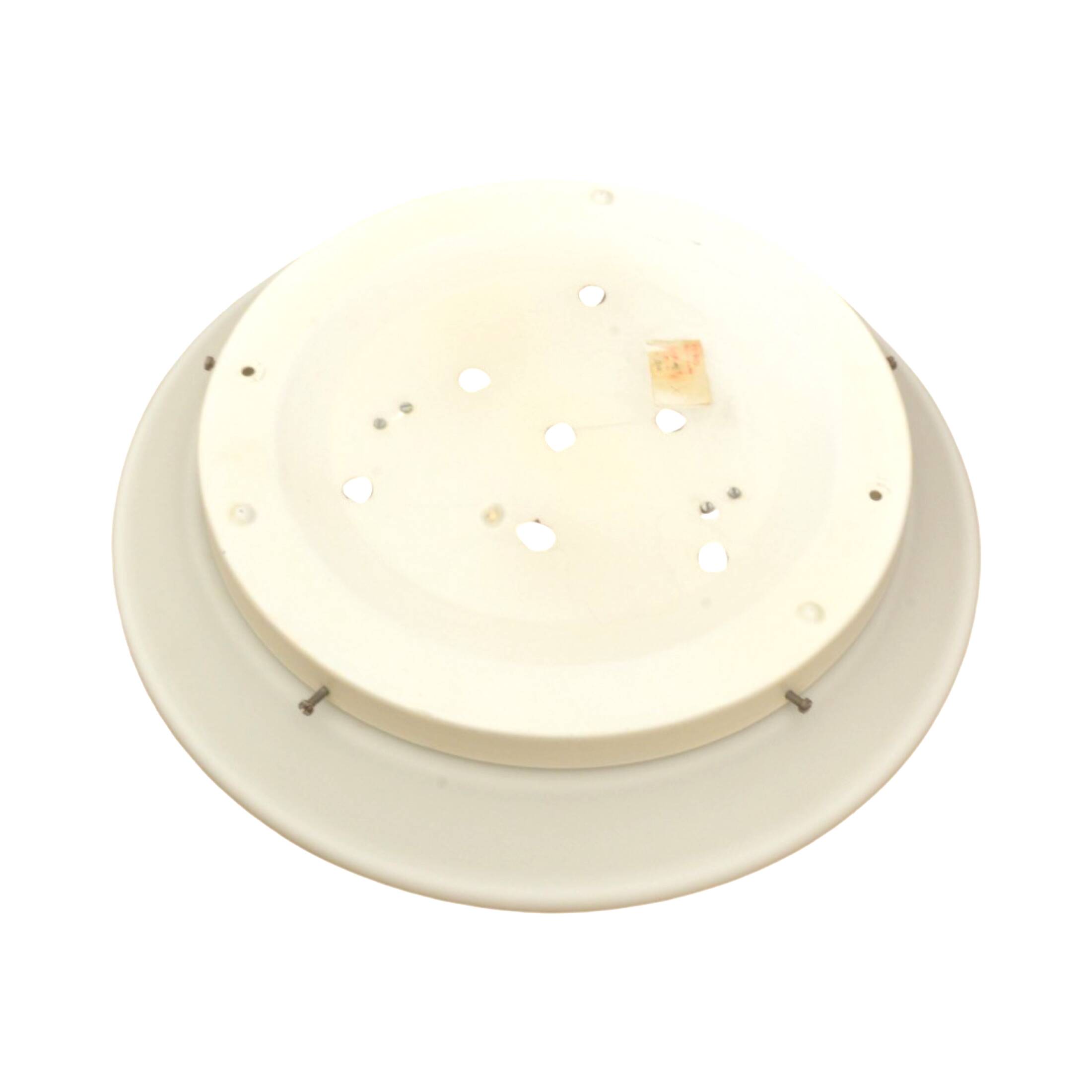 Plafonnier en verre Great White, Penko Pieńsk, Pologne dans les années 1970.