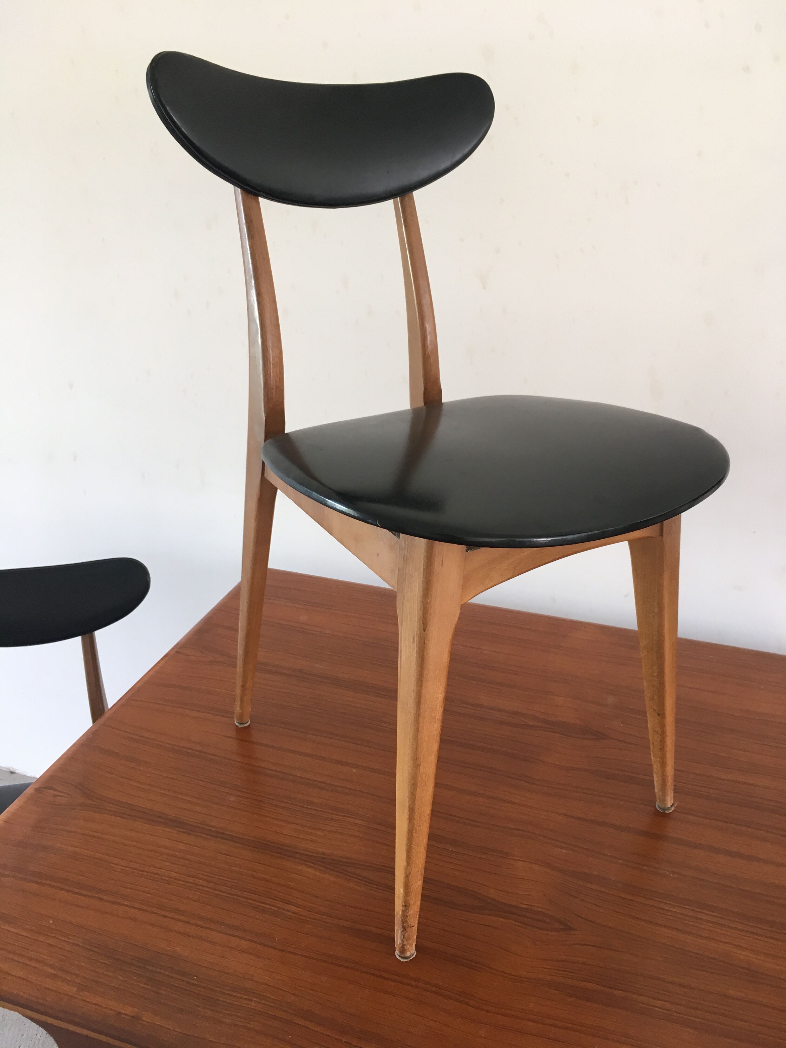 Scandinavian teak and imitation set