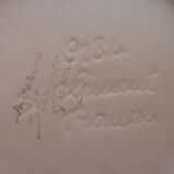 St. Clement 9134 hand painted floral decoration vase