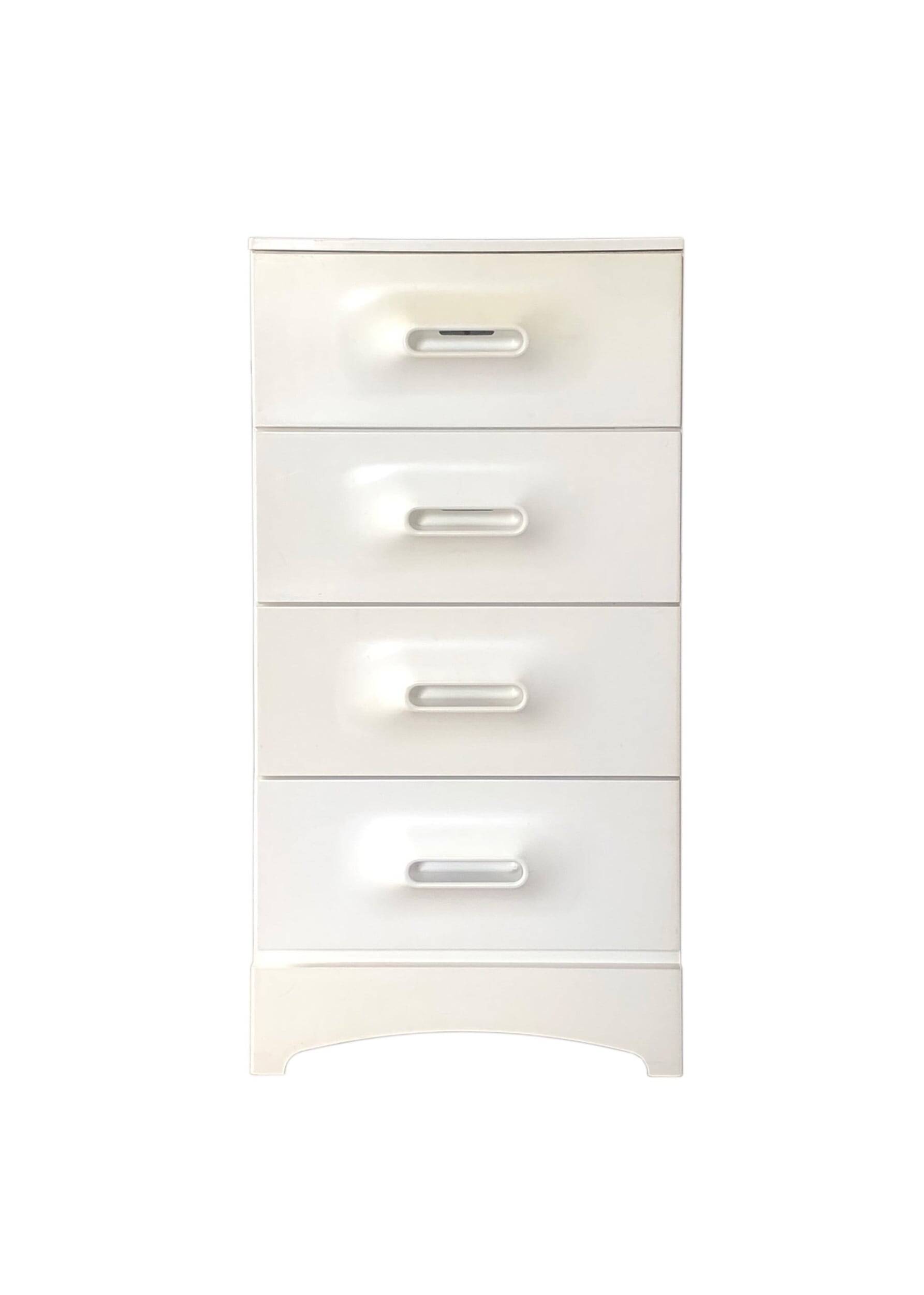 Prisunic 4-drawer chest of drawers or bedside table, 1970s