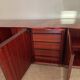 Monumental rosewood sideboard zebrawood lacquered mid-century design 1970