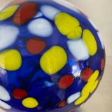 Vintage paper press made of blown glass paste 70s