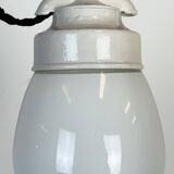 Vintage White Porcelain Pendant Light, 1970s